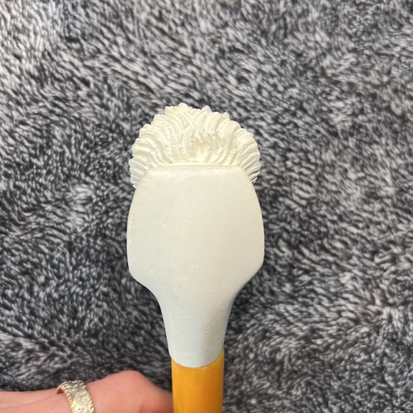 HAND CARVED MAN GENUINE BLOCK MEERSCHAUM PIPE VINTAGE MADE IN TURKEY - Picture 9 of 12